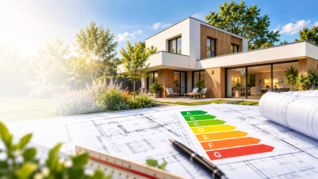 Étude thermique RE2020 d'une maison neuve